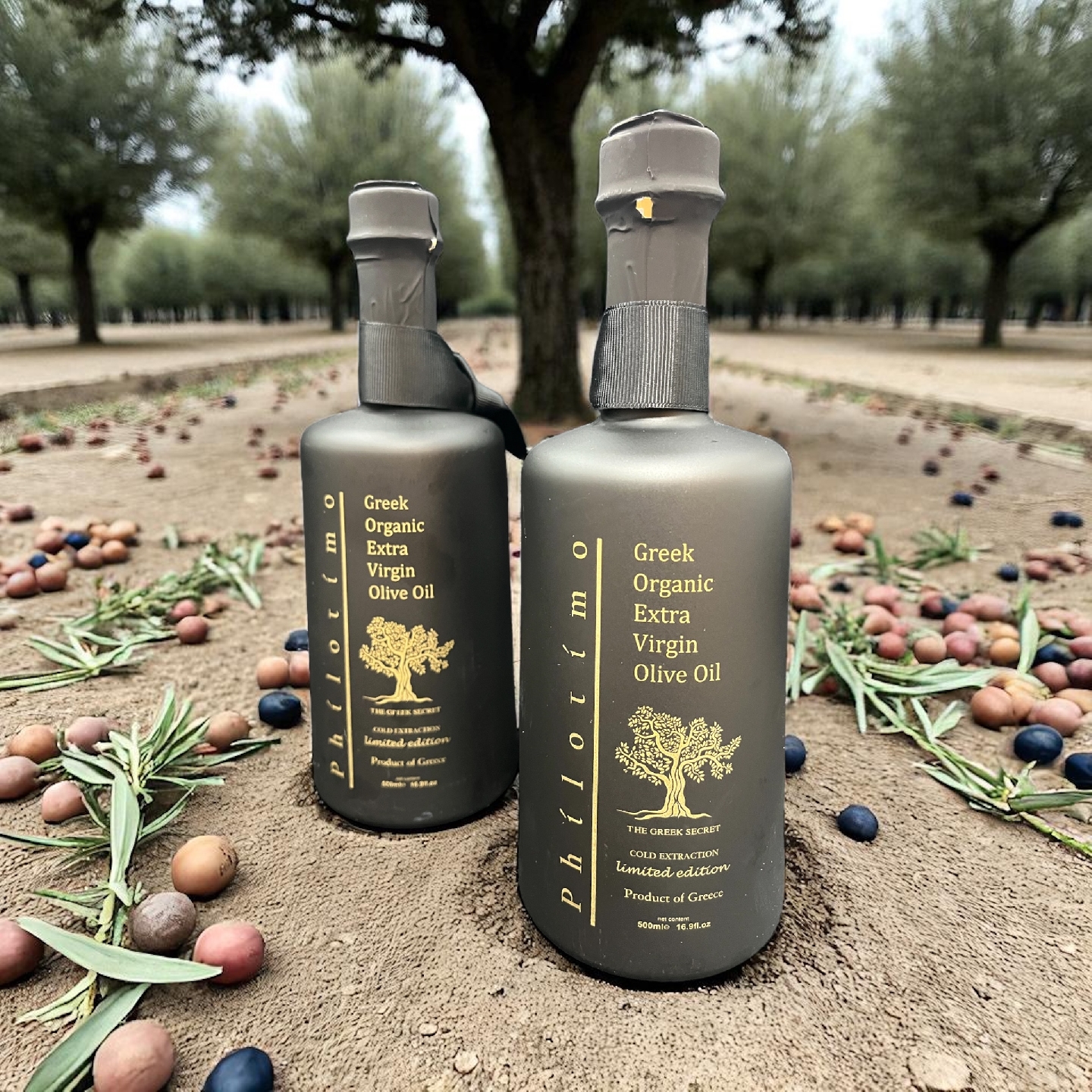 Philotimo -Greek Organic Extra Virgin Olive Oil - Cold Extraction-0