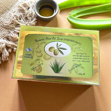 Natural Olive Oil Soap with Aloe Vera