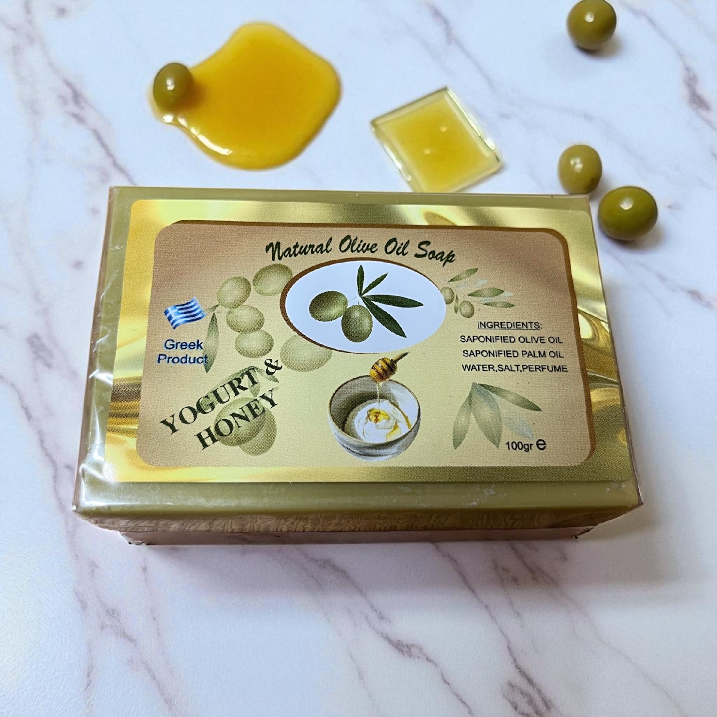 Natural Olive Oil Soap with Yogurt & Honey